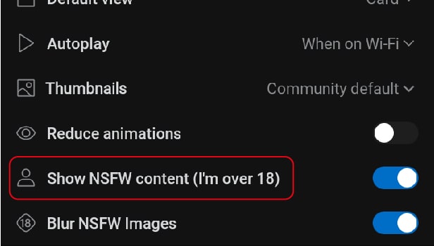 Image titled turn off NSFW posts in reddit step 4
